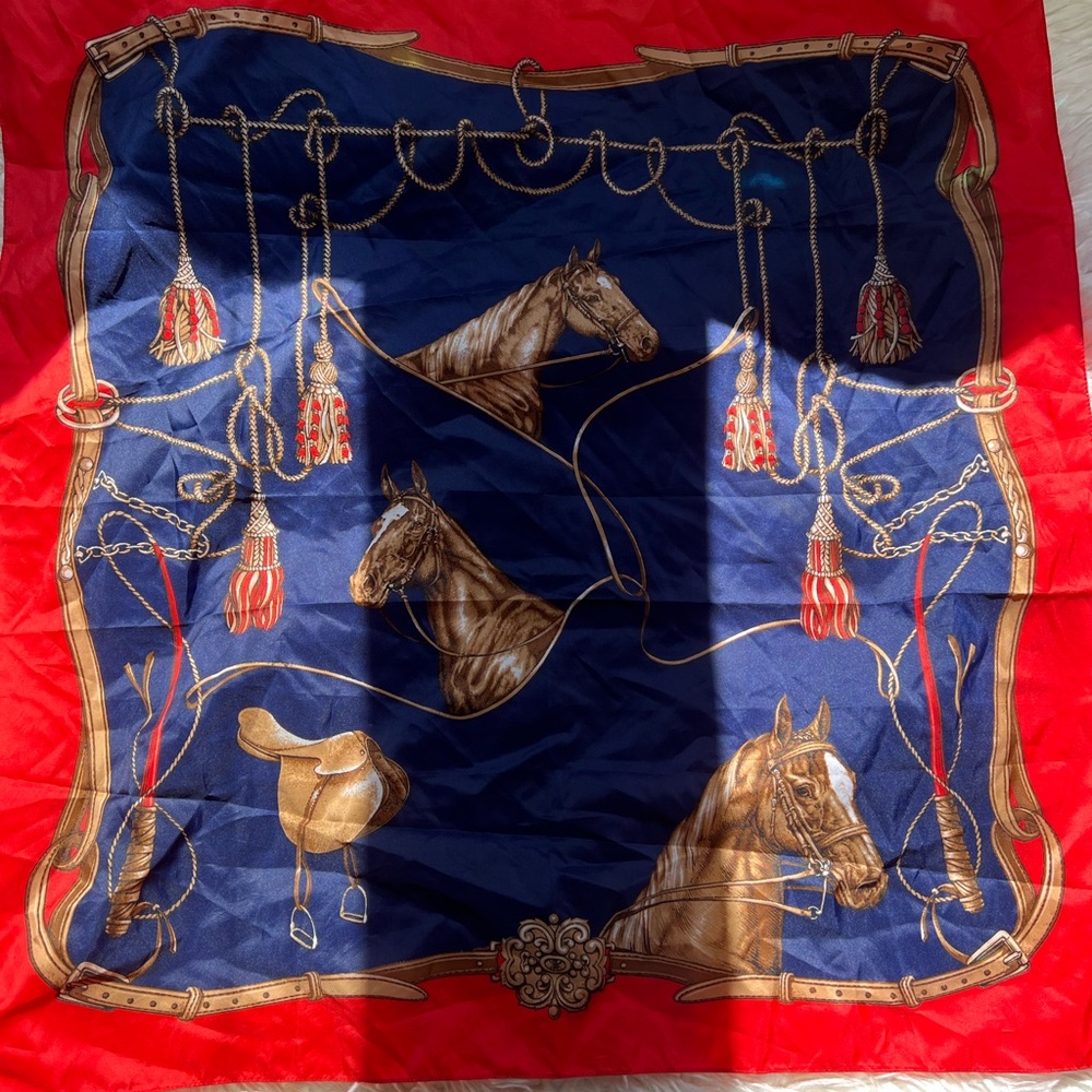 Estate Found Rare VTG Italian scarf